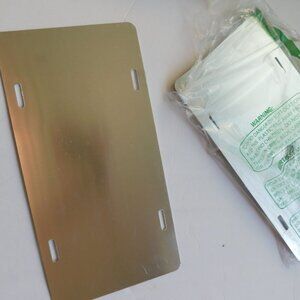 Sublimation License Plate Blanks - Pack of 12 - Triple UV Coated .025" Thick